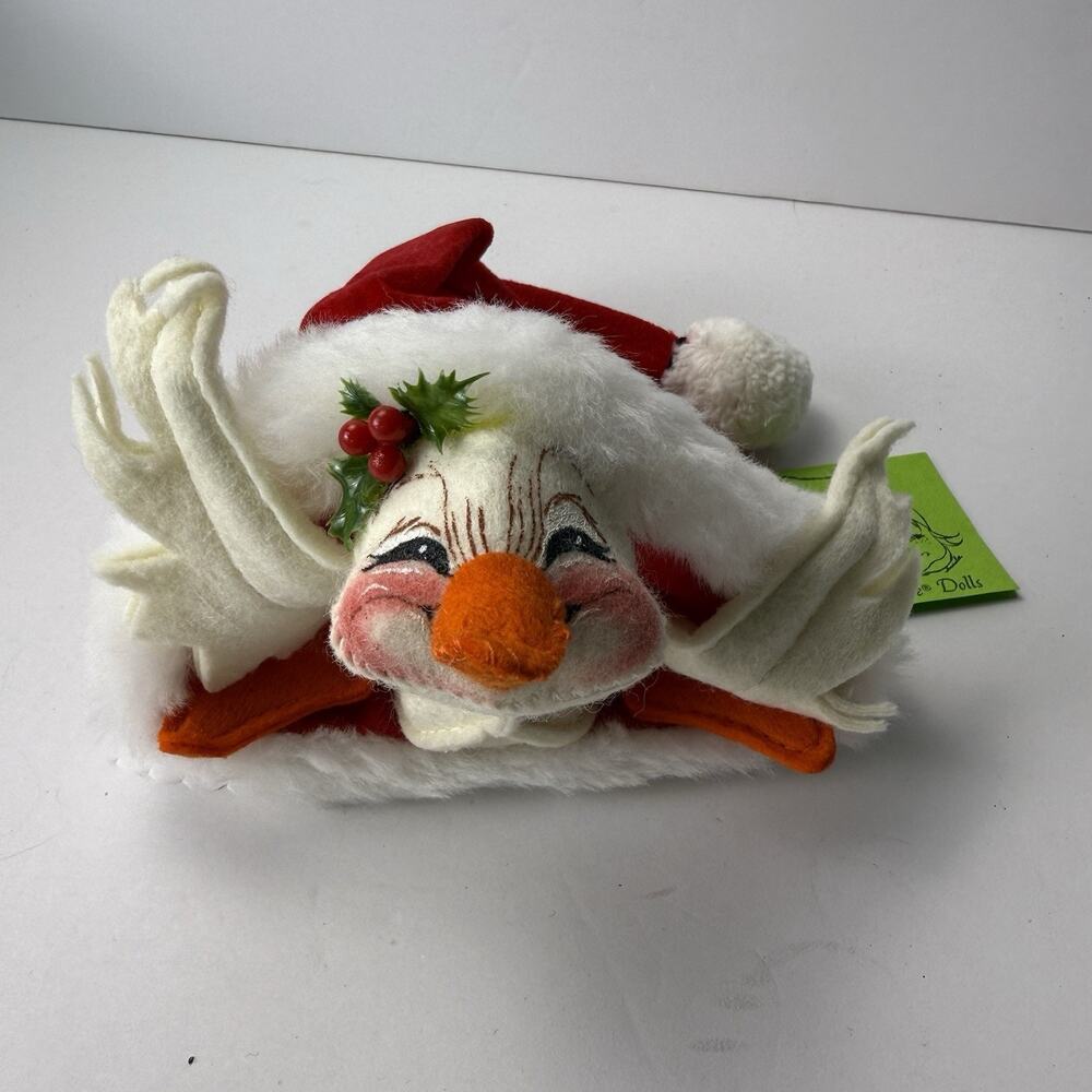 Annalee Christmas Duck 1987 Mobilitee 10” Santa Hat